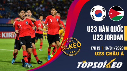 Biến động kèo cá cược U23 Hàn Quốc vs U23 Jordan