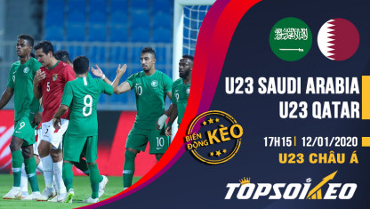 Biến động kèo cá cược U23 Saudi Arabia vs U23 Qatar