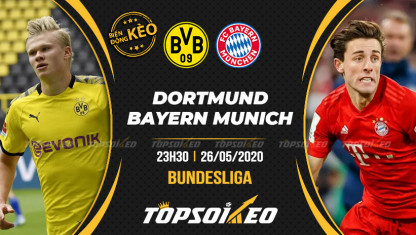 Biến động kèo cá cược Borussia Dortmund vs Bayern Munich